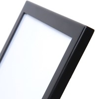 Menustandaard Office magnetisch acryl vak A4 zwart-1
