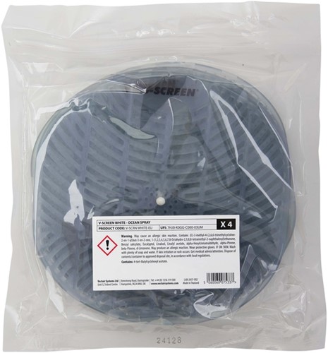 Urinoirmat V-screen Ocean Spray 12 stuks-2