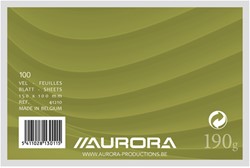 Systeemkaart Aurora 150x100mm blanco 190gr wit