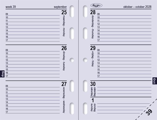 Agendavulling 2027 Kalpa Mini 7dagen/2pagina's-5