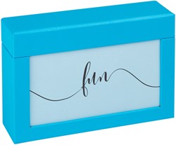 Fotobox walther design Fun 10x15cm 100 foto's bl