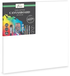 Canvasboard 25x25cm 100pro katoen 3st