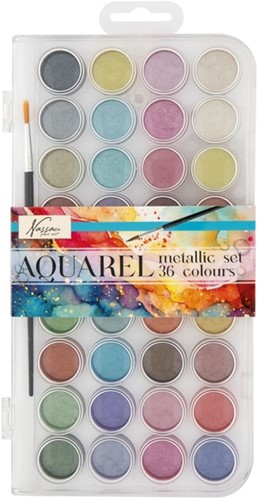 Aquarelverf Nassau fine art doos metallic