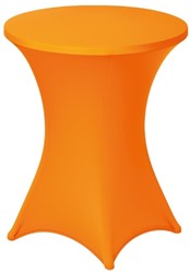 Tafelrok BRASQ voor statafel 80cm oranje