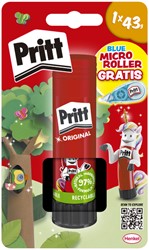 Lijmstift Pritt Stick 43gr + gratis corr. roller