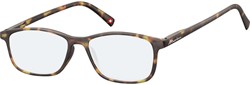 Bril Montana +0.00dpt blue Light filter bruin
