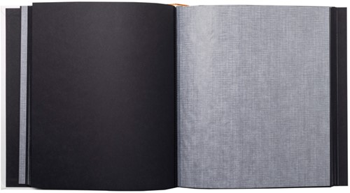 Fotoalbum Exacompta 29x32cm 60 zwarte pagina's Néo Déco wit-2