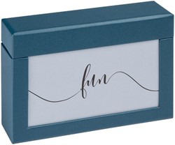 Fotobox walther design Fun 10x15cm 100 foto's bl