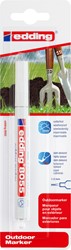 Viltstift edding 8055 outdoor 1-2mm blist1 wit