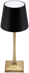 Tafellamp Securis Roma LED opl dimbaar zwart-goud