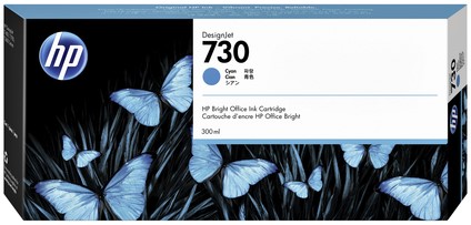 Inktcartridge P2V68A 730 300ml blauw