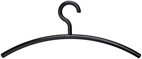 Kledinghanger MAUL acryl 46X19cm zwart