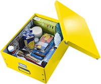 Opbergdoos Leitz Click & Store WOW groot 369x200x482mm geel-2