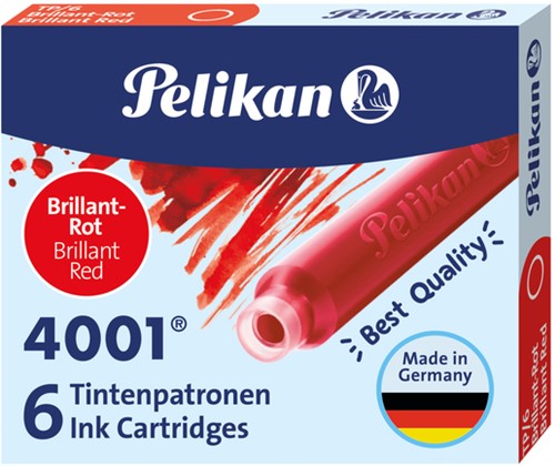Inktpatroon Pelikan 4001 rood