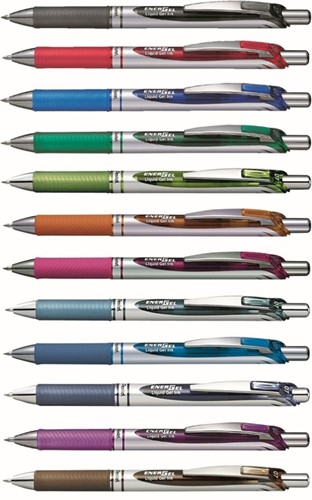 Gelschrijver Pentel Energel BL77 groen 0.4mm-2