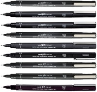 Fineliner Uni-ball Pin 0,6mm zwart-2