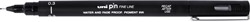 Fineliner Uni-ball Pin 0,3mm zwart