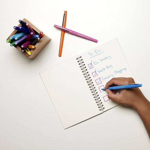 Fineliner Paper Mate Flair Candypop assorti 1.0mm blister à 6 stuks-3