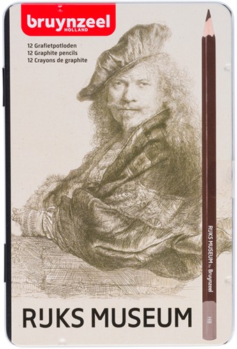 Potloden Bruynzeel Rembrandt diverse hardheden blik à 12 stuks