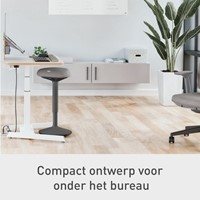 Actieve zit-stakruk Leitz Ergo met gasveer 57-82cm zwart-4