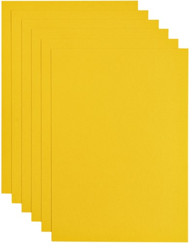 Kopieerpapier Papicolor A4 200gr 6vel dottergeel