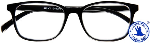 Leesbril I Need You Lucky +2.50 dpt zwart