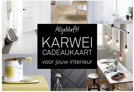 Cadeaukaart + envelop Karwei