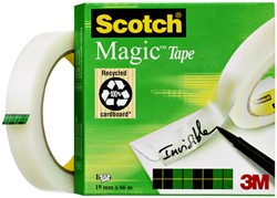Plakband Scotch Magic 810 19mmx66m onzichtbaar mat