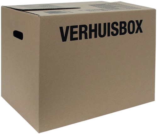 Verhuisdoos IEZZY 480x320x360mm bruin 25 stuks