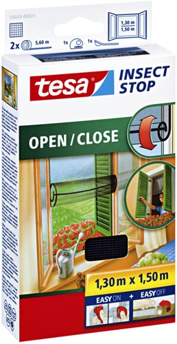 Insectenhor Tesa 55033 voor raam 1,3x1,5m open/dicht