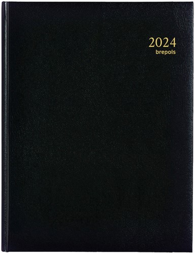 Agenda 2024 Brepols Concorde Lima 7dag/2pagina's zwart