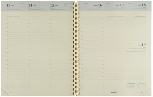 Agendavulling 2024 Brepols Concorde 7dag/2pagina's