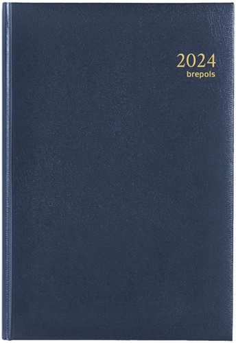 Agenda 2024 Brepols Ambassador Lima 1dag/1pagina blauw
