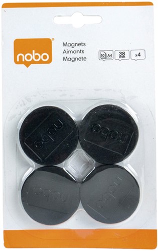 Magneet Nobo 38mm 800gr zwart