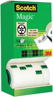 Plakband Scotch Magic 810 19mmx33m onzichtbaar mat 12+2 gratis-2