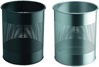 Papierbak Durable 3310-23 15liter 165mm perforatie zilver-2