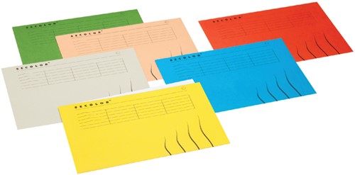 Vouwmap Secolor A4 gelijk 225gr rood-2