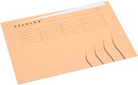 Vouwmap Secolor A4 ongelijk 225gr chamois