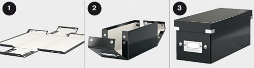 Sorteerbox Leitz WOW Click & Store 280x100x370mm wit-3