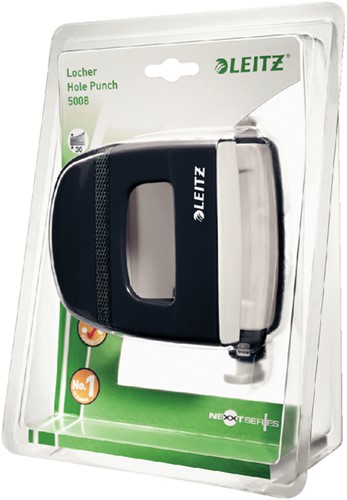 Perforator Leitz 5008 Nexxt  metaal 30 vel zwart blister-2