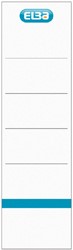 Rug-insteekkaart Elba Rado breed 54x190mm wit