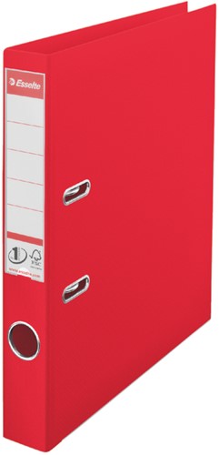 Ordner Esselte No.1 Power VIVIDA 50mm 30% gerecycled PP folie rood