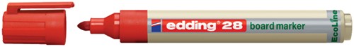 Viltstift edding 28 whiteboard Ecoline rond 1.5-3mm rood