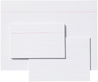 Systeemkaart Aurora 200x125mm lijn met rode koplijn 210gr wit-1