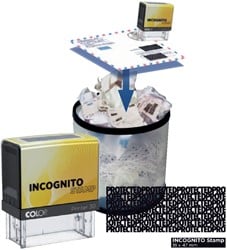 Tekststempel Colop 30 lncognito