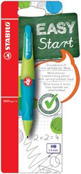 Vulpotlood STABILO Easyergo HB 1.4mm rechts limoen/aquamarine blister