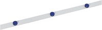 Metaalband MAUL 1mx35mm zelfklevend wit + 3 magn. Wit knipbaar