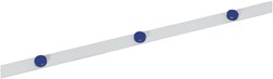 Metaalband MAUL 1mx35mm zelfklevend wit + 3 magn. Wit knipbaar