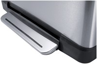 Afvalbak EKO E-Cube pedaalemmer 9+10liter RVS-1