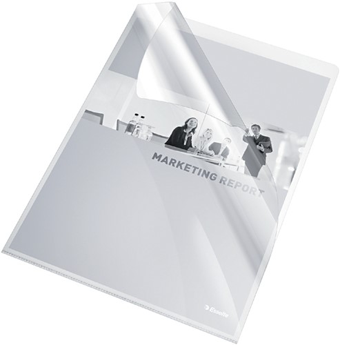 L-map Esselte standaard copy safe 0.11mm PP  A4 transparant